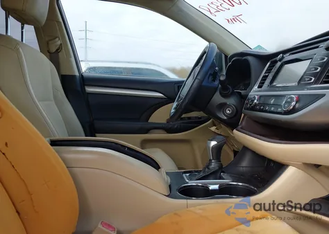 2014 Toyota Highlander Le Plus V6 z USA, uszkodzony, nr VIN 5TDZKRFH1ES019454